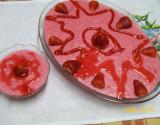 Arroz doce de morango