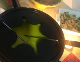 Fondue de camarão no leite de coco maravilhoso