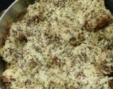 Frango assado com maionese e queijo