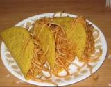 Tacos de macarrão