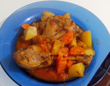 Frango congelado na pressão