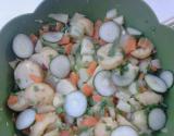Salada de legumes cozidos