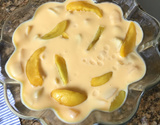 mousse de pessego
