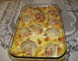 Coxa de frango ao requeijão e bacon
