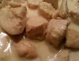 Frango com curry e leite de coco