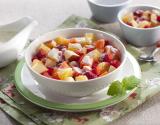 Salada de frutas e iogurte