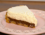 Torta de leite em pó com creme de avelã