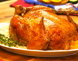 Frango recheado com farofa