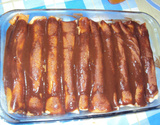 Panqueca doce de banana com canela e queijo