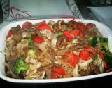 Yakisoba de carne