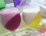 Gelatina bicolor - falsa mousse