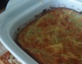 Souflé ecológico de folhas e queijo - muito nutritivo