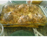 Frango assado com creme de cebola