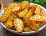 Batata canoa crocante e bem temperada para comer vendo jogo