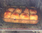 Frango desossado recheado