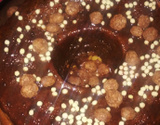 Bolo de cenoura com cobertura brigadeiro
