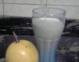 Vitamina de maracujá e sorvete de creme