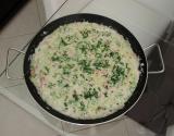 Risoto de Abobrinha com Lombo defumado
