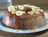 Pudim de banana e café