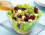 Salada de folhas com atum