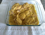 Frango com alho poró