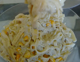 Talharim com atum e creme de leite