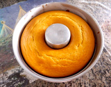 Bolo de coalhada e fubá