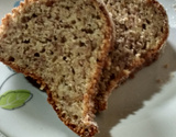 Bolo de banana com maçã