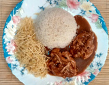 Frango na cerveja preta