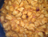 Peito de frango em cubos
