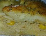 Pão pizza delicioso