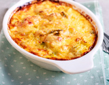 Gratinado de batata com frango na air fryer