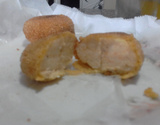 Bolinho de frango crocante