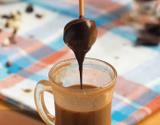 Chocolate quente no palito