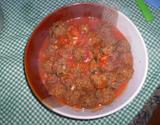 Almôndegas com farinha de quibe