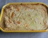 Bolo português de bacalhau