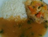 Filé de peixe ensopado
