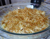 Frango desfiado com requeijão