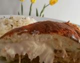 Torta de frango com palmito cremosa
