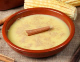 Curau de milho com leite condensado e creme de leite