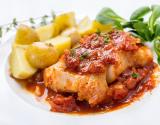 Tilápia ao forno com batatas