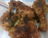 Frango dourado com creme de milho