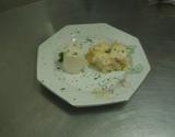 Filé de tilápia gratinado