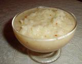 Arroz doce com paçoquinha