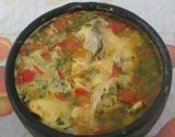 Peixe ao molho com camarão