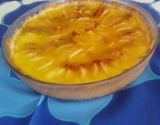 Torta de maçã com creme de laranjas