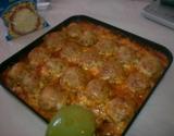 Almôndegas à moda Árabe gratinadas