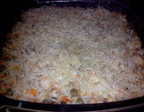 Arroz de forno com frango da Elu