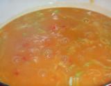 Sopa de abóbora japonesa com gengibre e alho poró