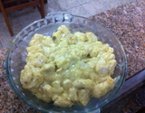 Frango com curry e leite de coco